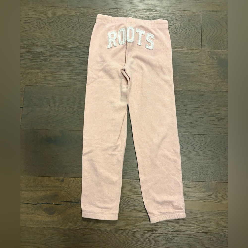 Roots pink girls joggers good condition sz 12 ret $89